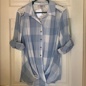 VINTAGE AMERICA CHECK TOP